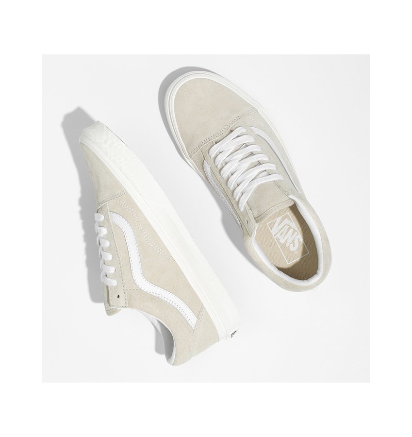 Tênis Vans Old Skool Pig Suede Sandshell Snow White | FULL VINYL STORE
