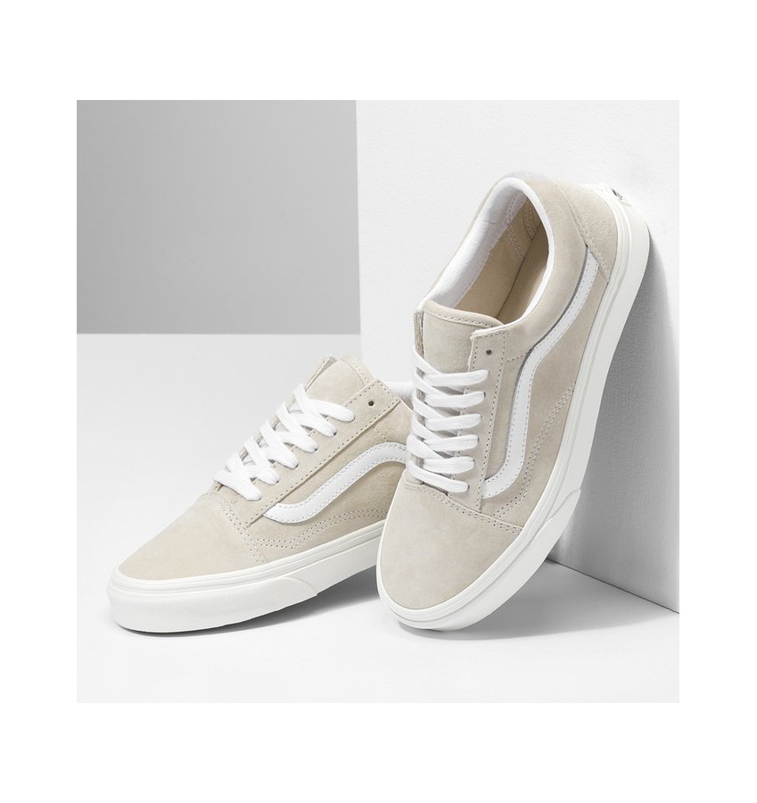Tênis Vans Old Skool Pig Suede Sandshell Snow White | FULL VINYL STORE
