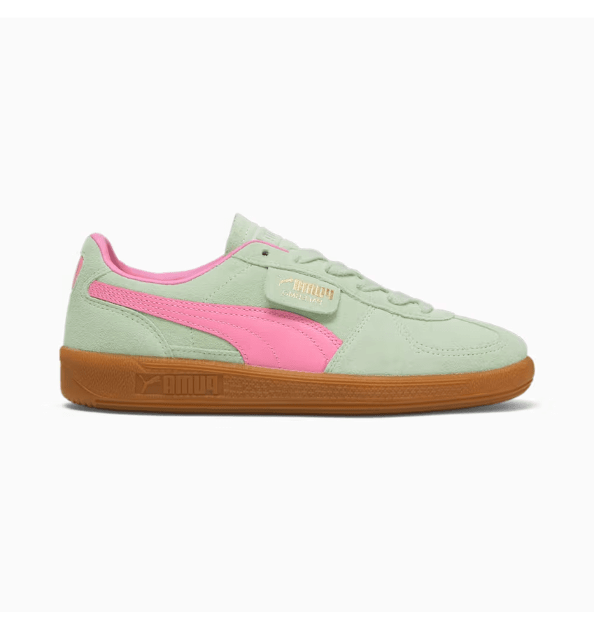 TÊNIS PUMA PALERMO wns fresh mint fast pink