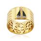 Anel De Ouro 18k Oração Ave Maria