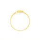 Anel De Ouro 18k Girassol 