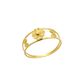 Anel De Ouro 18k Girassol 