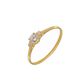 Anel De Ouro 18k Solitário Sunray
