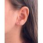 Brinco De Ouro 18k Estrela 4mm