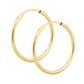 Brinco De Ouro 18k Argola 18mm