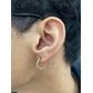 Brinco Masculino Individual De Ouro 18k Argola 14mm Plus