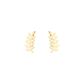 Brinco De Ouro 18k Folha de Arruda