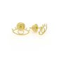 Brinco De Ouro 18k Olho Grego
