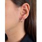 Brinco De Ouro 18k Argola Radiante G