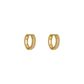 Brinco De Ouro 18k Argola Ariel Com Zircônias
