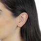 Brinco De Ouro 18k Heart