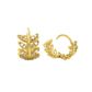 Brinco De Ouro 18k Ramo com Zircônias