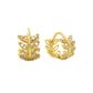 Brinco De Ouro 18k Ramo com Zircônias