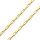 Pulseira De Ouro 18k Veneziana Longa De 2,4mm Com 22cm