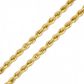 Corrente De Ouro 18k Corda De 3,7mm Com 45cm