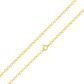 Corrente De Ouro 18k Elo Português De 4,9mm Com 45cm