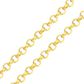 Corrente De Ouro 18k Elo Português De 4,9mm Com 45cm