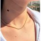 Corrente De Ouro 18k Corda De 2,1mm Com 40cm