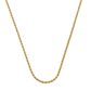 Corrente De Ouro 18k Corda De 2,1mm Com 40cm