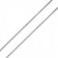 Corrente De Ouro Branco 18k Veneziana De 0,9mm Com 50cm