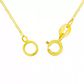 Corrente De Ouro 18k Piastrine Trabalhada De 5mm Com 70cm