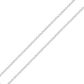 Corrente De Ouro Branco 18k Elo Português De 1mm Com 40cm