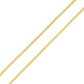 Corrente De Ouro 18k Rabo de Raposa De 0,7mm Com 40cm