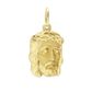 Pingente De Ouro 18k Face De Cristo De 21mm