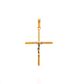 Pingente De Ouro 18k Crucifixo Com 30mm