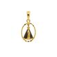 Pingente De Ouro 18k Nossa Senhora Da Aparecida Com 16mm