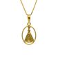 Pingente De Ouro 18k Nossa Senhora Da Aparecida Com 16mm