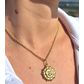 Pingente De Ouro 18k Sol De 27mm