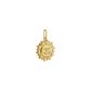 Pingente De Ouro 18k Sol De 27mm