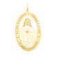 Pingente De Ouro 18k Jesus Cristo De 34mm