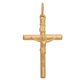 Pingente De Ouro 18k Crucifixo Com 35mm