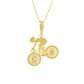 Pingente De Ouro 18k Ciclismo