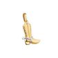 Pingente De Ouro 18k Bota