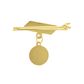 Alfinete de Ouro 18k com Lembrança de batismo