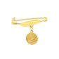 Alfinete de Ouro 18k com Lembrança de batismo