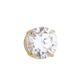 Pingente Ponto De Luz De Ouro 18k Com Zircônia De 7mm (Reforçado)