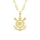 Pingente De Ouro 18k Time Corinthians Médio