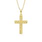 Pingente De Ouro 18k Cruz Diamantada P