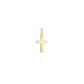 Pingente De Ouro 18k Cruz Desenhada