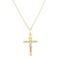 Pingente De Ouro 18k Crucifixo Com Cristo 30mm