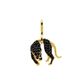 Pingente De Ouro 18k Pantera Negra Pequeno