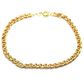 Pulseira De Ouro 18k Romana De 20cm Com 4,4mm