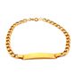 Pulseira De Ouro 18k Groumet De 5mm Com 18cm e Chapa