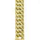 Pulseira De Ouro 18k Groumet Larga De 1 Centímetro Com 20cm