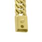 Pulseira De Ouro 18k Groumet Larga De 1 Centímetro Com 20cm