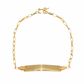 Pulseira De Ouro 18k Cartie De 16cm Com Chapinha